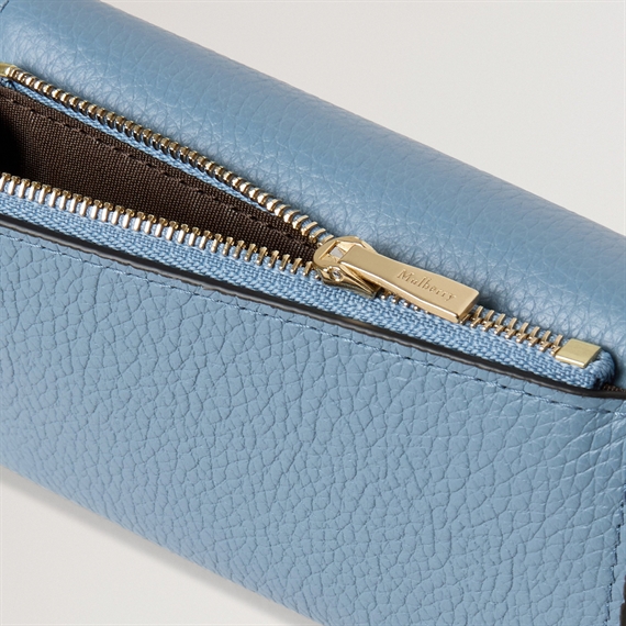 Mulberry Folded Multi-Card Wallet Brighton Blue